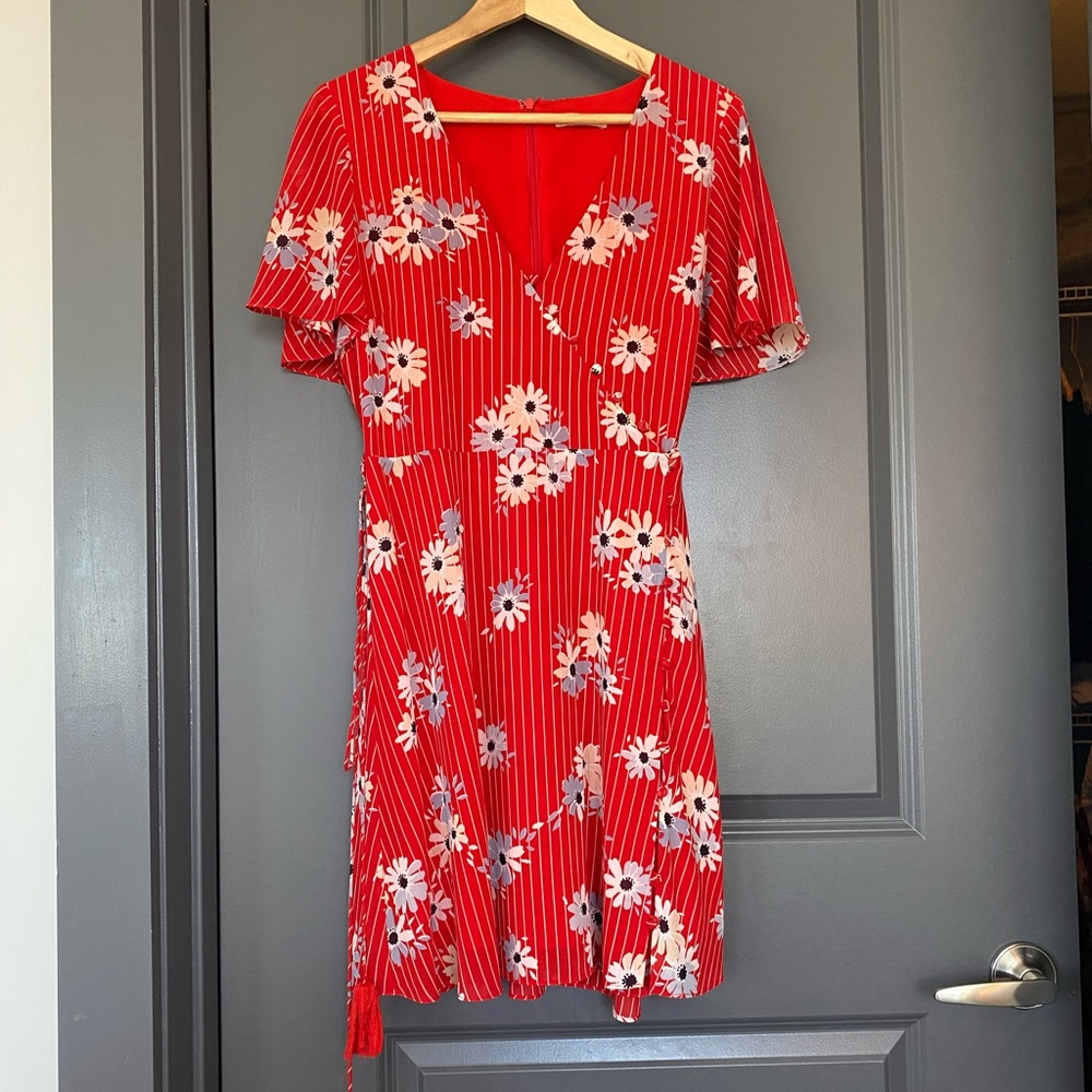 Madewell tie waist dress. Size 8.